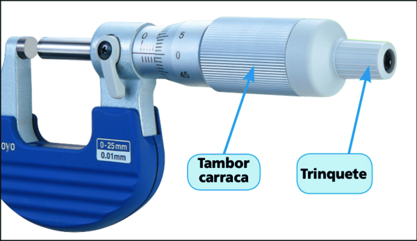 Micrómetro de Tambor con Trinquete SERIE 102 — Micrómetros Exteriores MITUTOYO