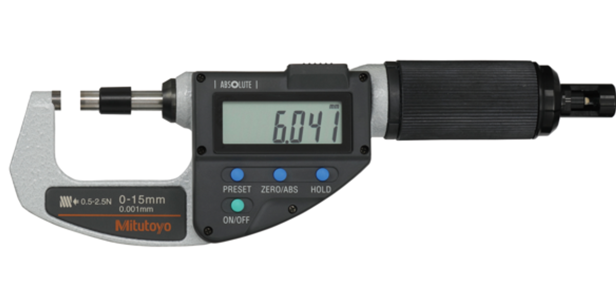 Micrómetros Digimatic ABSOLUTE SERIE 227 — con Fuerza de Medición Ajustable MITUTOYO