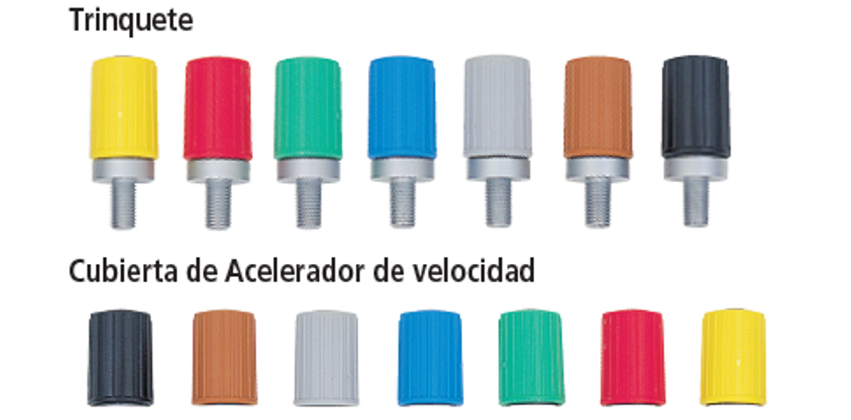 Trinquete de color y cubierta para acelerador de velocidad para Micrómetros MITUTOYO