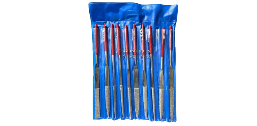 Limas de Joyero Diamantadas (10 Piezas) 140 X 50mm