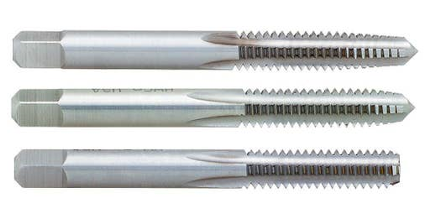 Set of 3 Taps (Conical, Semi-Conical and Straight)—High Speed Steel (AV)