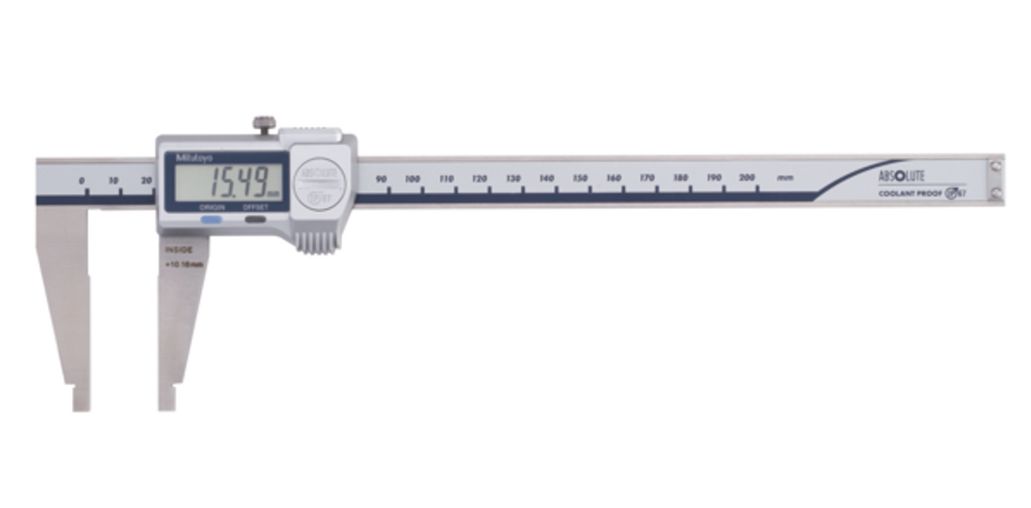 Calibrador Digimatic ABSOLUTE SERIE 550 — Con Puntas para Exteriores/Interiores MITUTOYO
