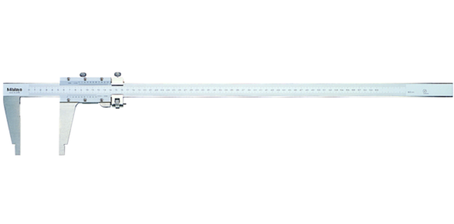 Calibrador Vernier SERIE 160 — Con Puntas de Exteriores/Interiores y Ajuste Fino MITUTOYO