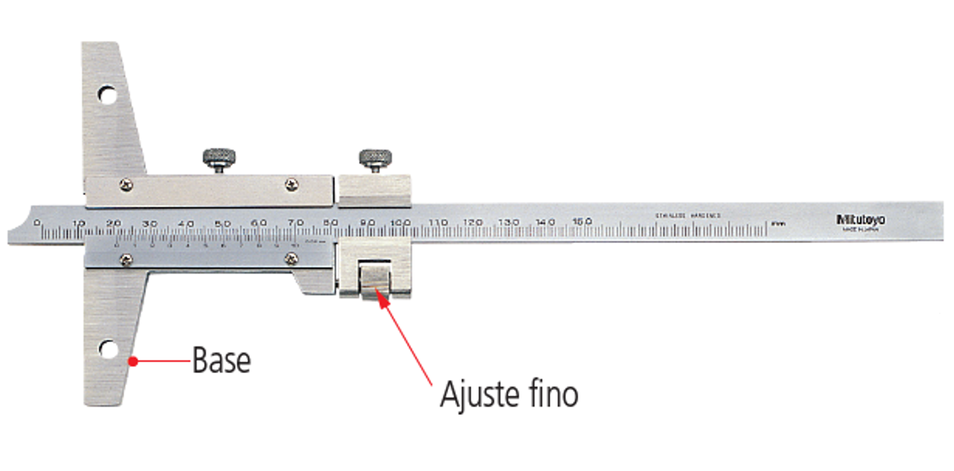 Medidor de Profundidad con Vernier SERIE 527 MITUTOYO