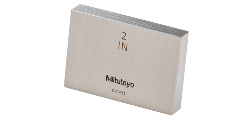 Bloques Patrón con Coeficiente de Expansión Térmica Calibrado (pulg) MITUTOYO