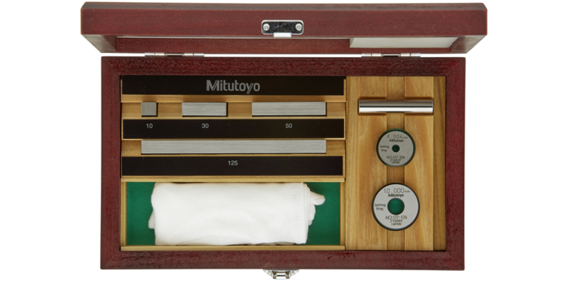 Juegos de Bloques Patrón Rectangulares para Calibración de Calibradores (mm) — SERIE 516 MITUTOYO