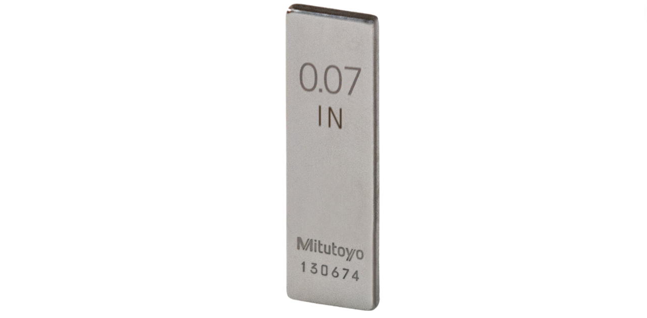 Bloques Patrón Rectangulares Individuales en pulgadas — MITUTOYO