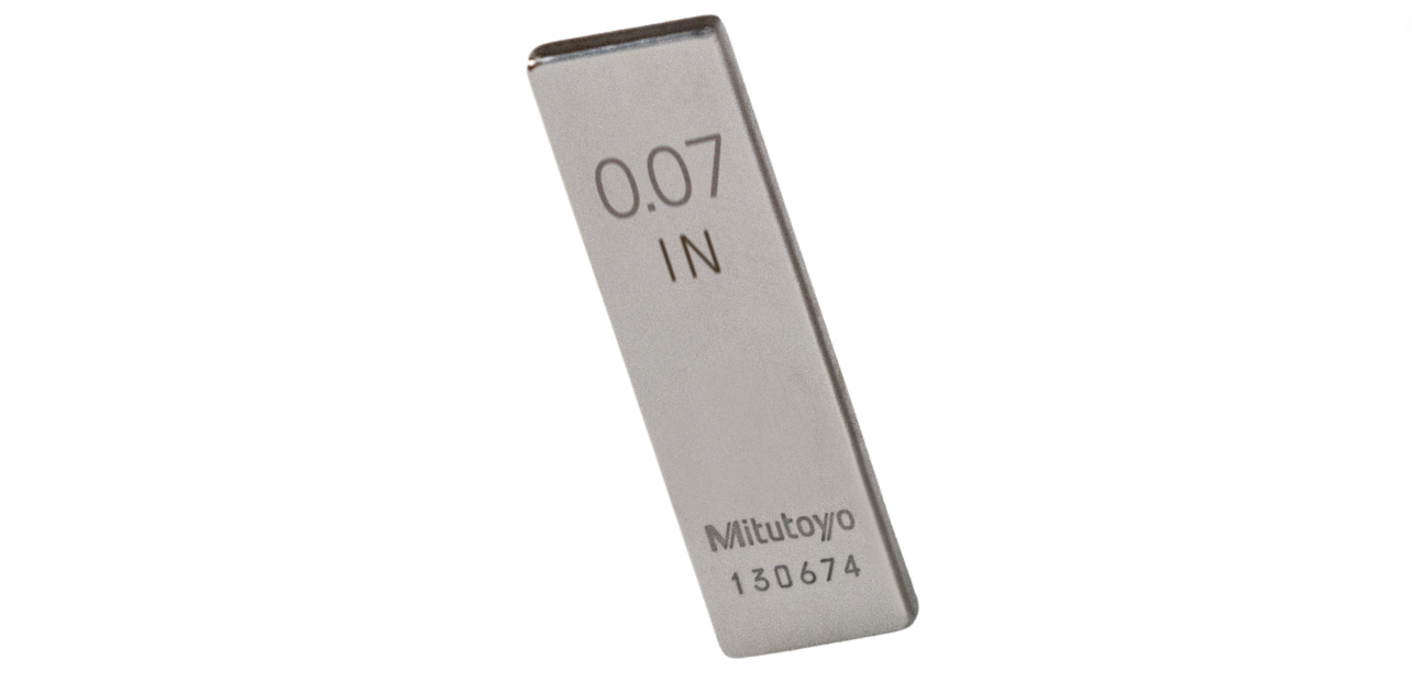 Bloques Patrón Rectangulares Individuales en pulgadas — MITUTOYO