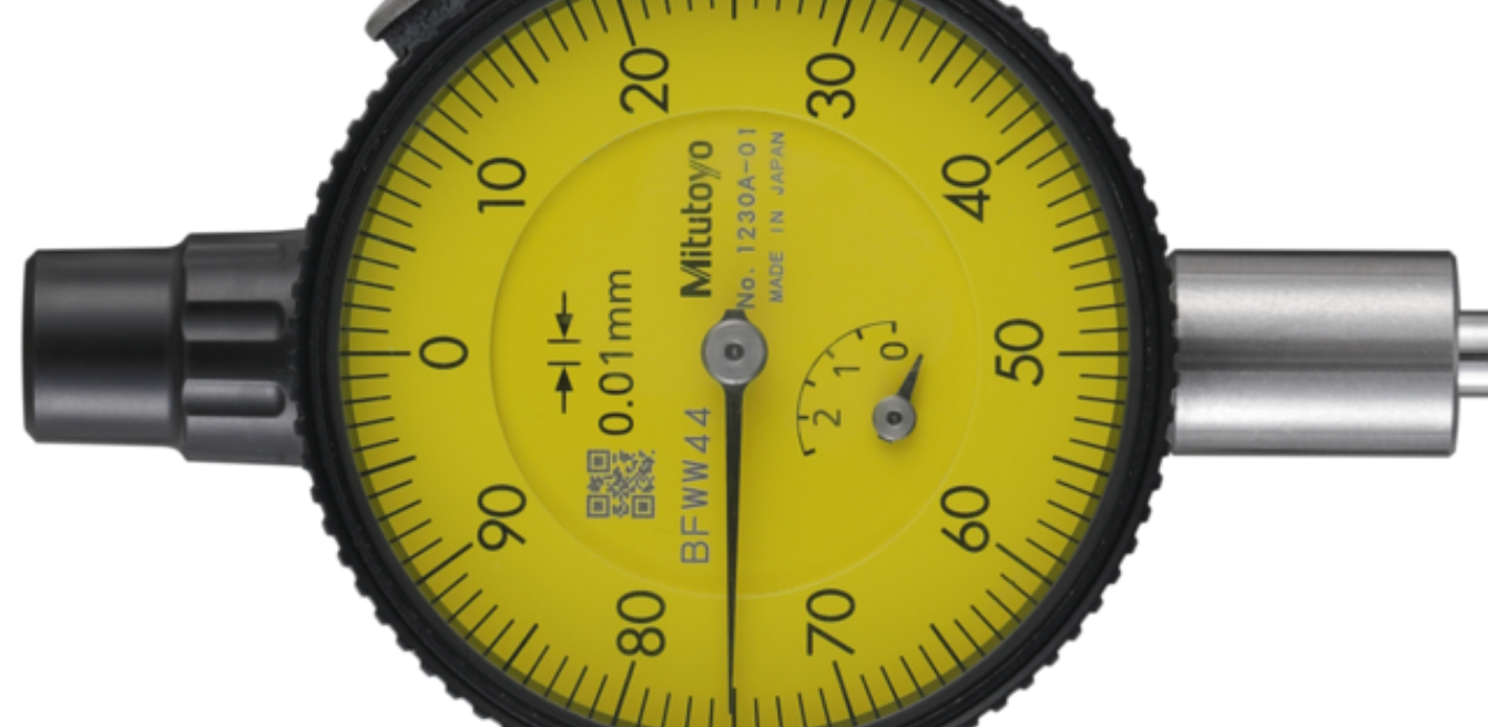 Indicador de Carátula Métrico tipo ANSI/AGD con Vástago ø 3/8 pulg y Punta de Contacto Rosca #4-48UNF Tipo Compatible MITUTOYO