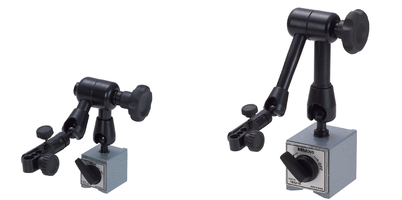 SERIE 7 , Soportes Magnéticos — Aplicaciones de Indicadores de Carátula Base Magnética MITUTOYO