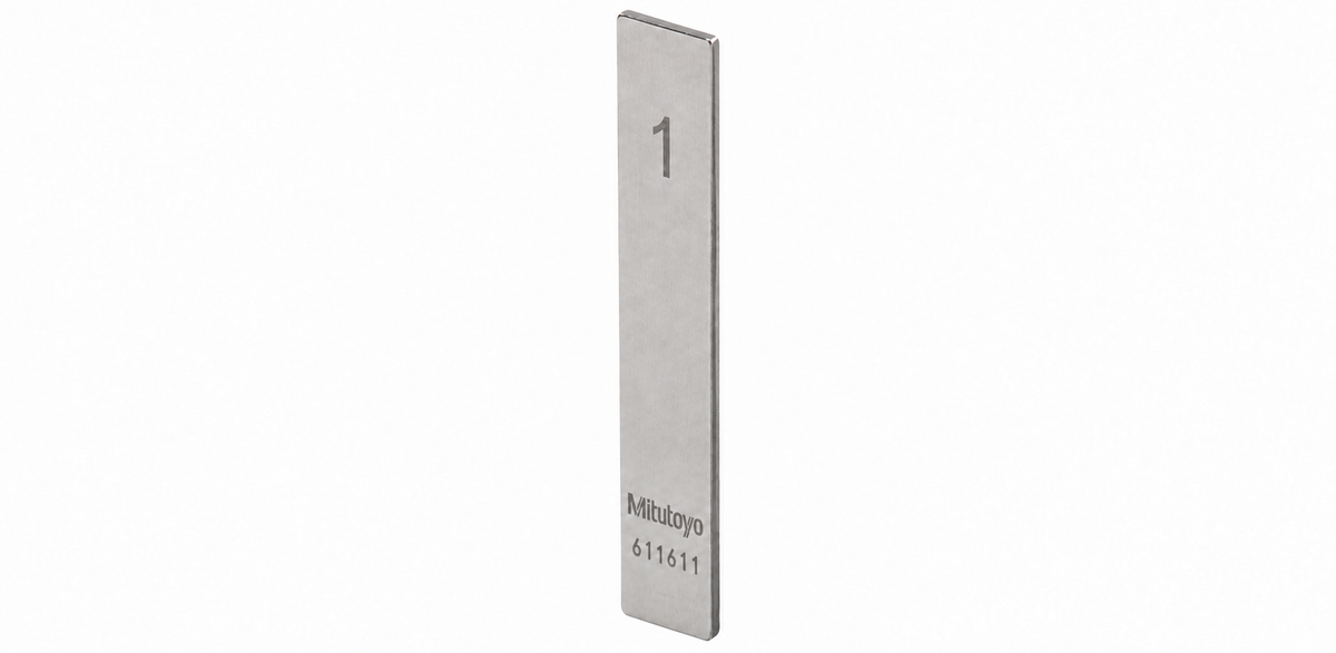 Bloques Patrón Rectangulares Individuales Acero (0.1mm-1.00mm) — Mitutoyo