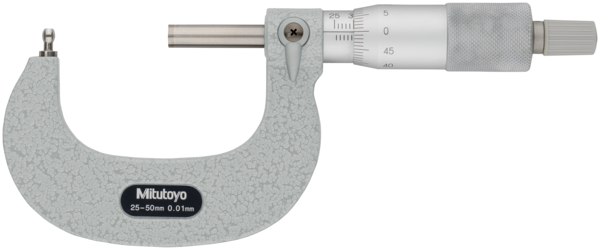 Tube Micrometers SERIES 395, 115, 295 — MITUTOYO Spherical and Cylindrical Stop Type