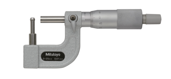 Tube Micrometers SERIES 395, 115, 295 — MITUTOYO Spherical and Cylindrical Stop Type