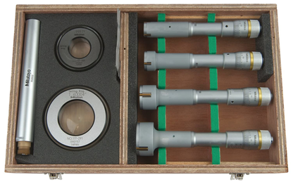 Holtest SERIES 368 — Non-Interchangeable Three/Two-Prong Inside Micrometer Set MITUTOYO