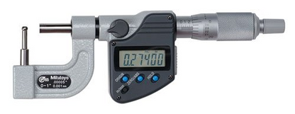 Tube Micrometers SERIES 395, 115, 295 — MITUTOYO Spherical and Cylindrical Stop Type