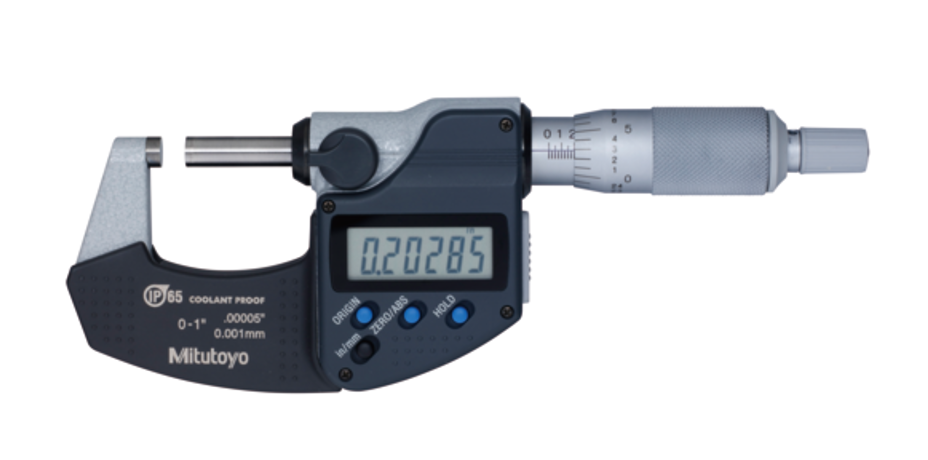 Coolant Proof Micrometers SERIES 293 — IP65 MITUTOYO