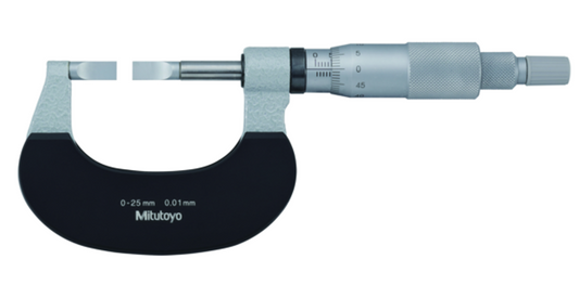 SERIES 122 Blade Micrometers — MITUTOYO Non-Rotating Spindle Type