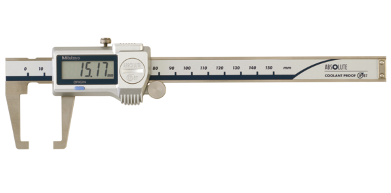 Type Caliper for Necks SERIES 573, 536 — Vernier and Digimatic Type ABSOLUTE MITUTOYO