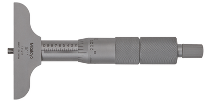 Depth Micrometer SERIES 329, 129 — Interchangeable Rod Type MITUTOYO