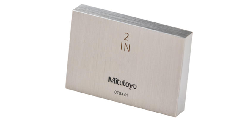 Gauge Blocks with Calibrated Thermal Expansion Coefficient MITUTOYO