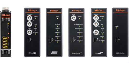 Contador EJ-102N/NE, Unidad de interfaz: CC-Link, PROFINET, EtherNet/IP, EtherCAT, USB SERIE 542 — Contador de Linear Gage MITUTOYO