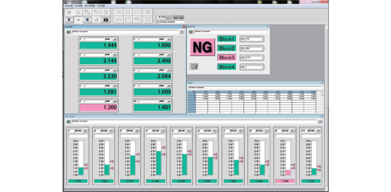 SENSORPAK Software de carga de datos de medición Linear Gage MITUTOYO