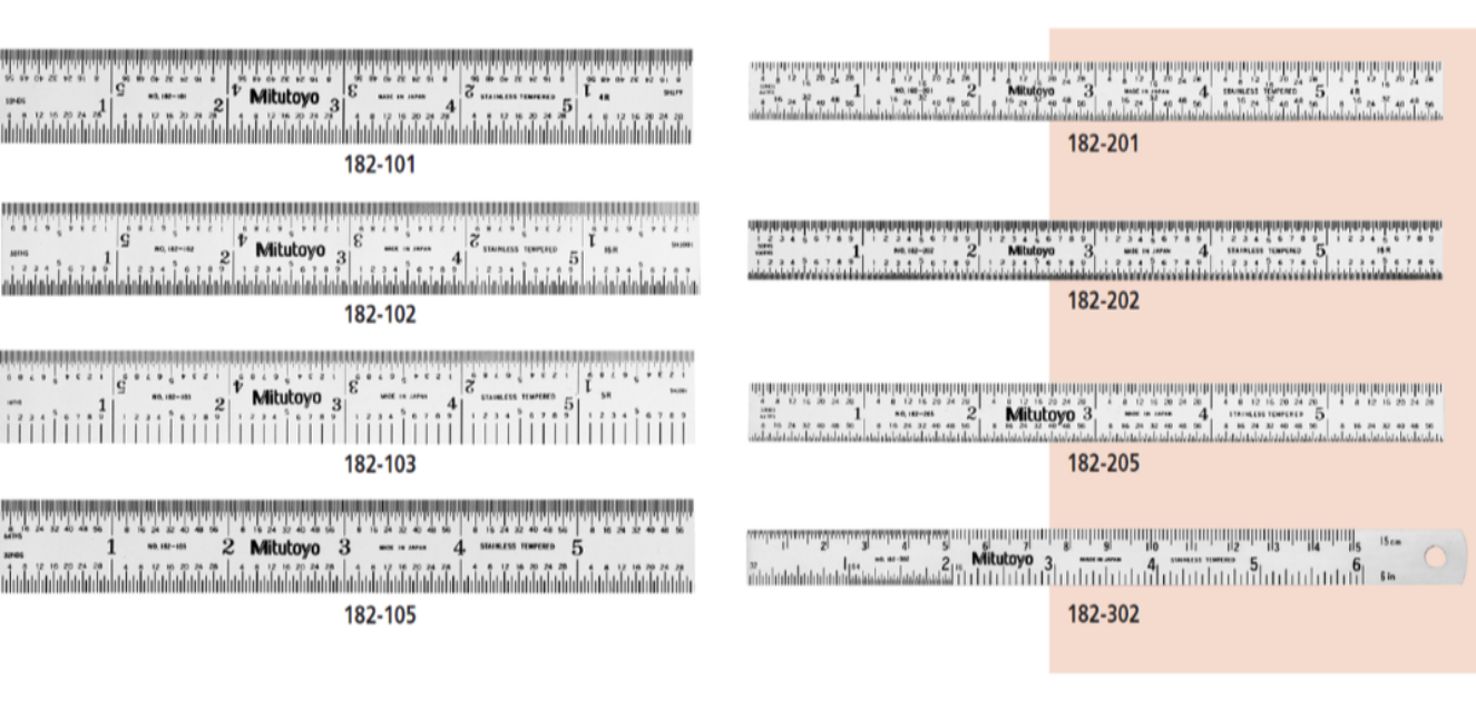 Reglas de Acero SERIE 182 MITUTOYO