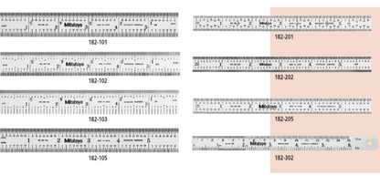 Reglas de Acero SERIE 182 MITUTOYO