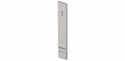 Bloques Patrón Rectangulares Individuales Acero (0.1mm-1.00mm) — Mitutoyo